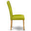 L'ensemble de mobilier de salle à manger 5 pièces comprend une table de salle à manger rectangulaire et 4 chaises rembourrées en similicuir vert d'automne, 36 x 60 pouces, chêne-88061766-13053064-88061765
