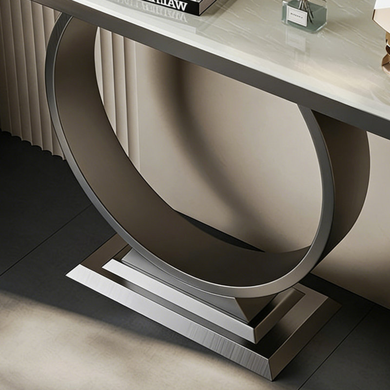 Console 47,2 po Orona, H 33,5 po x l 55,1 po x P 13,8 po, Blanc, Gris