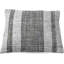 Steel Grey Indoor / Outdoor Striped Square Throw Cushion
