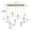 Luminaire suspendu pour îlot de cuisine 7 lumières 7 lumières-1205800236