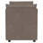 Upholstered Accent Bench with Armrests Brown-120704536