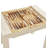 Shagreen Game Table, Cream