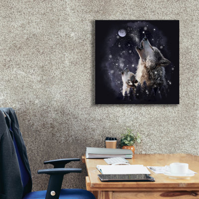  «939 - Midnight Howl» par Kajenna, art mural sur toile, 26 po x 26 po