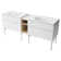 American Standard Studio S 20'' White Vitreous China Rectangular Bathroom Sink with Overflow