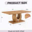 Table basse moderne et simple de luxe moderne de couleur bois. Le bureau d'ordinateur. La table de jeu.