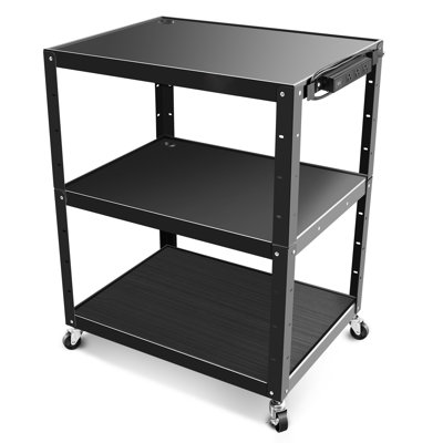 DEER BEAUTY Salon Tray On Wheels - Premium Aluminum Tattoo Tray Rolling