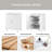 24'' Single Bathroom Vanity with Ceramic Top-1555842854