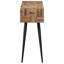 Congdon 110cm Solid Wood Top Console Table