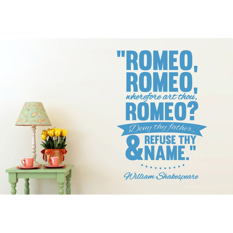 Wall Decal, Blue, Large
