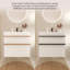 Meuble-lavabo mural VELA de 24 po avec lavabo en acrylique intégré, 2 tiroirs à fermeture en douceur, armoire flottante pré-assemblée-126528362-126528361