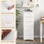 Chariot de rangement roulant en plastique avec 4 roulettes Inbox Zero-437307462