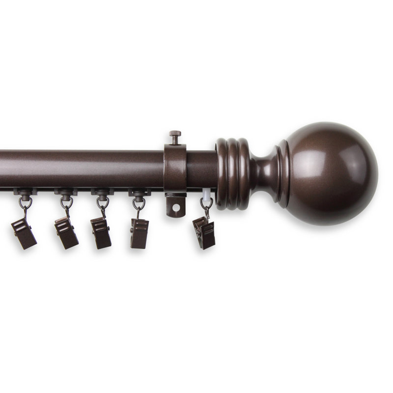Barre transversale sans fil Sphere, 28" – 48", Brun