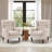 Angiolino Upholstered Button Tufted Small Accent Chair Armchair-1407721419