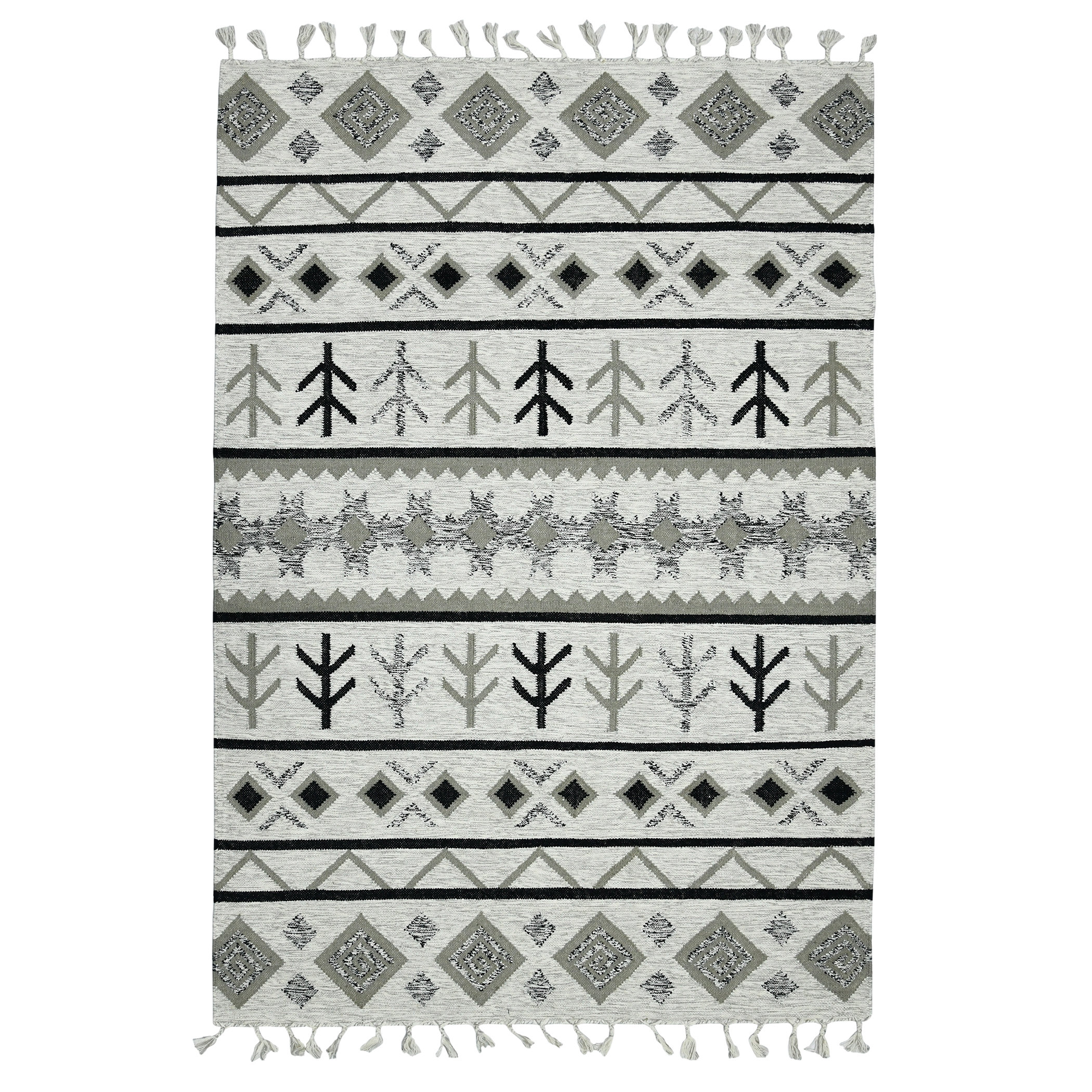 Union Rustic Oneil Southwestern Handwoven Wool Ivory Area Rug - Wayfair ...