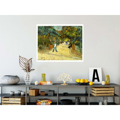 Entrée des jardins publics d'Arles par Vincent van Gogh - Estampe numérique