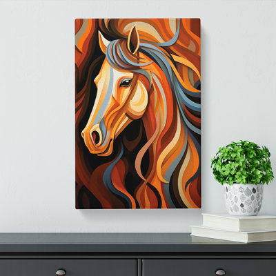 Horse Op - Wrapped Canvas