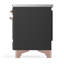Cuisinière à induction 36 pouces avec 6 éléments à induction en graphite mat Majestic III Series (garniture cuivre)-124828861-124828867