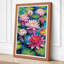 Water Lilies in Bloom Botanical - Wrapped Canvas-1047293343-1047293319