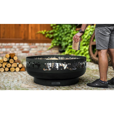 Steel Wood Burning Smokeless Fire Pit