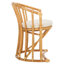 Chaise avec accoudoirs rembourrée en coton Ferryhill-800058219