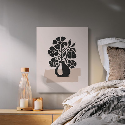 Fishel 1 Piece Wrapped Canvas Wall Art Set