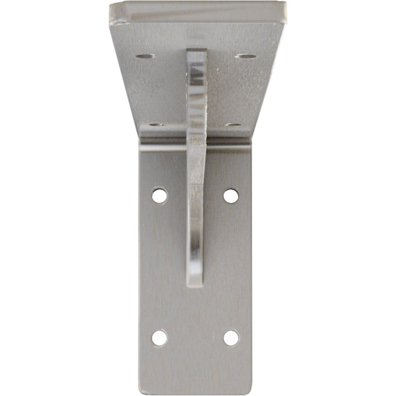 Support en acier 2 po x l 2 po x P 10 po x H 4 3/4 po, H 4,75 po x l 2 po x P 10 po, Acier inoxydable