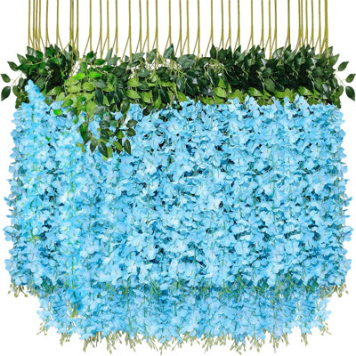 Hanging Flowers 24 Pack Fake Flower