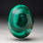 Large Hand-Polished Malachite Egg
