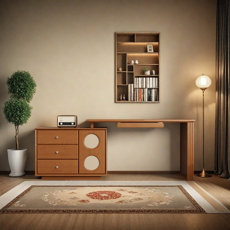 Commode de style rétro, Brun