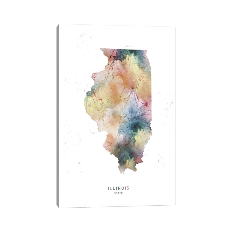 Illinois State - Wrapped Canvas Painting, 101.6 cm H x 66.04 cm W