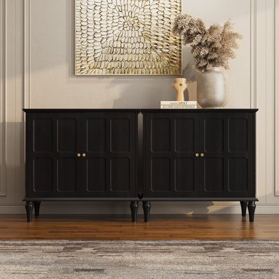 31" Mid-Century 2-Door Cabinet (set of 2) by Alcott Hill