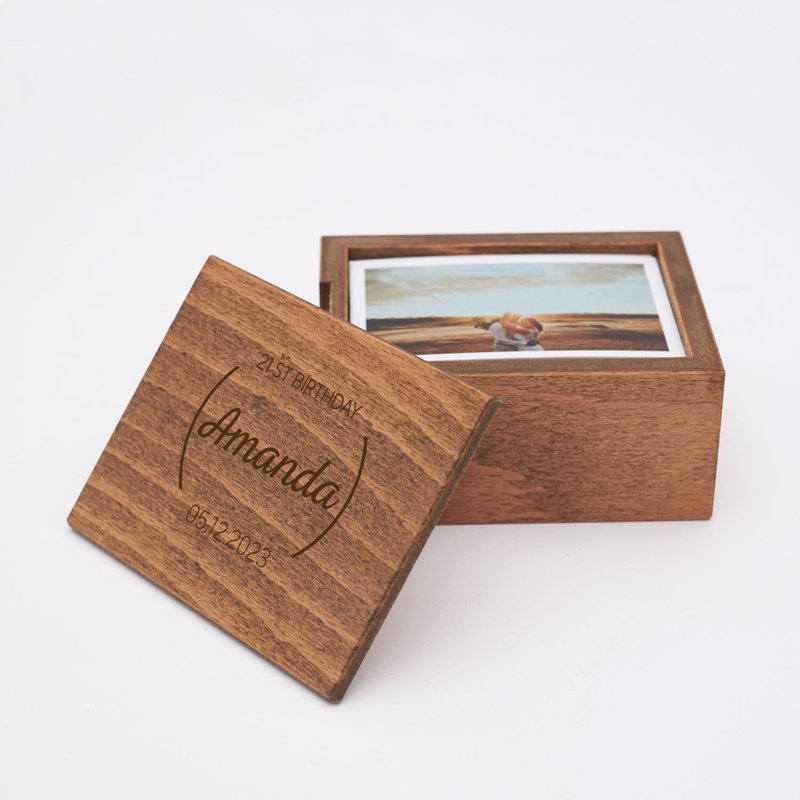 Wooden Decorative Trunk, Yes