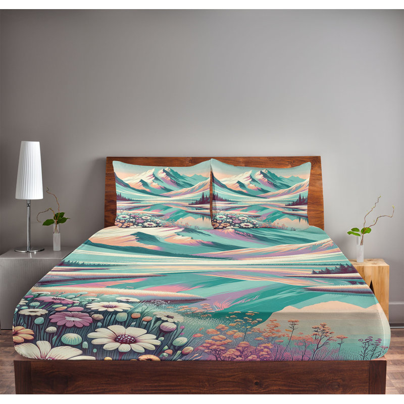 Microfiber Sheet Set, Full Sheet Set with 2 Pillowcases