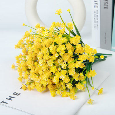 24 faisceaux de fleurs artificielles pour l'extérieur résistant aux rayons UV plantes en plastique artificielles Faux Boston fougère tiges de verdure pour le printemps été intérieur jardin patio fenêtre boîte décoration de la maison