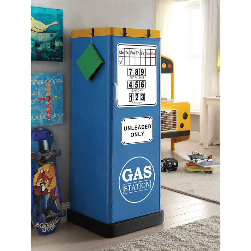 Trevion 22'' Wide Kids Armoire, Blue