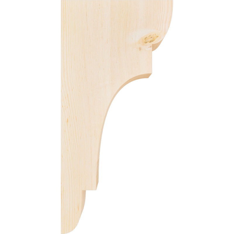 New Brighton Corbel, 24" H x 3.5" W x 12" D, Smooth, Douglas Fir