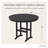 POLYWOOD Round Farmhouse Counter Table-11114383-11114390