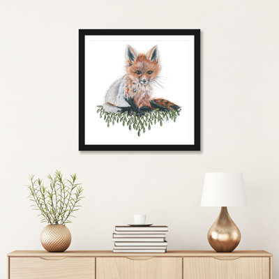 Bébé renard - reproduction d'art