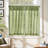 Linen Pinch Pleated Kitchen Curtains Tier Curtains Light Filtering Small Window Drapes for Kitchen-222622623-215104776