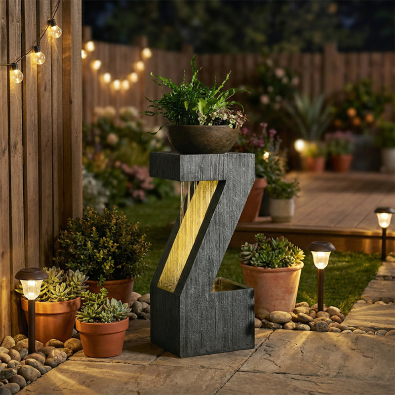 Fontaine de sol avec lumière Marcqus
