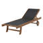 Chaise longue d'extérieur en bois d'eucalyptus Caspian