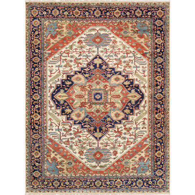 Serapi Hand Knotted Wool Oriental Area Rug