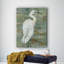 « textured héron ii », reproduction sur toile tendue-31597632