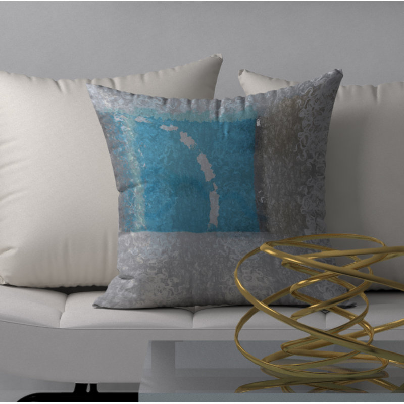 Housse et insert de coussin carré serein infaillible, 18 po x 18 po