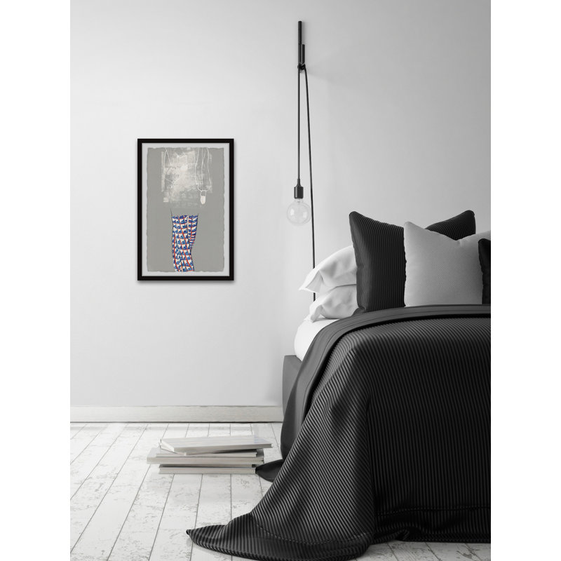 Patterned Trousers by Parvez Taj - Single Picture Frame Painting, 91 cm H x 61 cm W