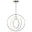 Analyse 4 - Light Silver LED Geometric Pendant