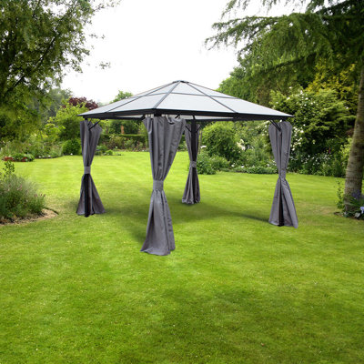Peninsula 3 x 3m Steel Patio Gazebo