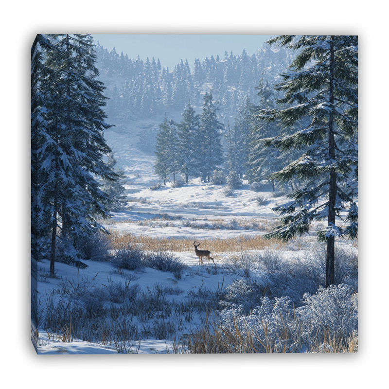 Art sur toile tendue bleu doux, 40 po x 40 po