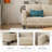 Convertible Sectional L-shaped Couch Soft Seat With Corduroy, Space-saving Sofas For Living Room-2006446512