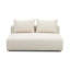 Chiemi Cheryll Textured Fabric Modular Loveseat-619600025